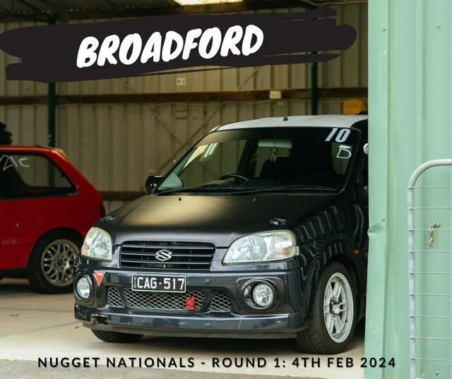 Poster for 2024 Round 1 at Broadford