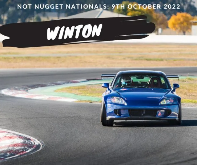 Poster for 2022 Not Nugget Nationals (October) at Winton
