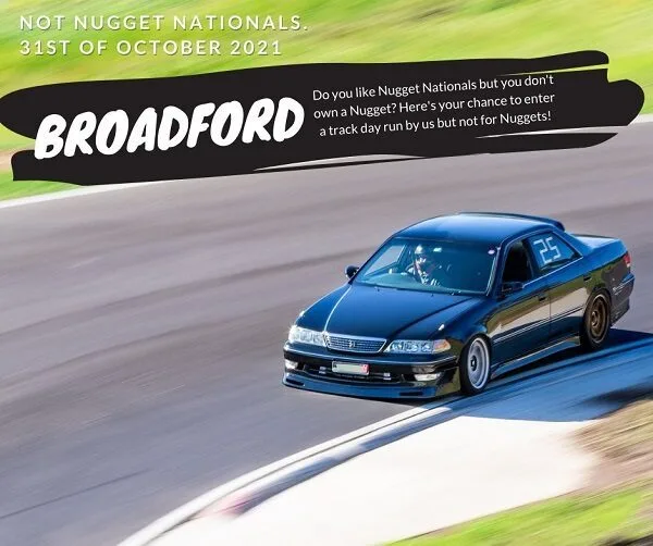 Poster for 2021 Not Nugget Nationals (October) at Broadford