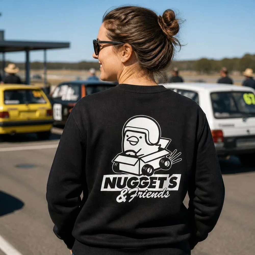 Women's Jumper, back, with the Nuggets and Friends print