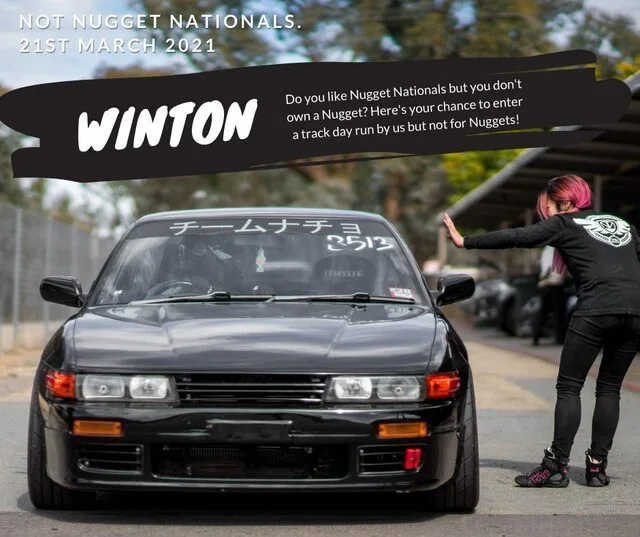 Poster for 2021 Not Nugget Nationals (March) at Winton